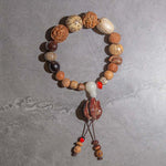 Buddha Stones 108 Mala Beads Bodhi Seed Luck Wealth Bracelet Wrist Mala (Extra 30% Off | USE CODE: FS30)