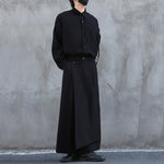 Casual Drapey Multi-piece Two-way Wide-leg Culottes