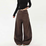 American Retro Deconstructed Rivet Scimitar Pants