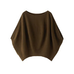 Sleeveless Crew Neck Loose Sweater