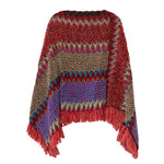 Buddha Stones Tibetan Shawl Warm Cloak Tibetan Tassel Scarf