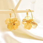Oversized Gold Hollow Earrings