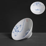 Buddha Stones Vintage Plum Orchid Bamboo Chrysanthemum Lotus Koi Fish Ceramic Teacup Kung Fu Tea Cups