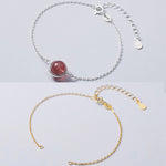 Buddha Stones 925 Sterling Silver Semi-finished Chain Blessing Bracelet