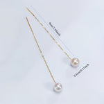 Long Tassel Pearl Earrings
