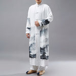 Chiffon Fake Two-piece Button Trench Coat