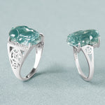 Buddha Stones 925 Sterling Silver Fengshui Wealth Prosperity Jade PiXiu Luck Ring