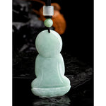 Buddha Stones Amitabha Buddha Jade Amulet Compassion String Necklace