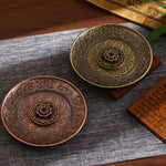 Buddha Stones Lotus Dragon Phoenix Eight Auspicious Symbols Zinc Alloy Incense Stick Holder Healing Incense Burner Decoration (Extra 35% Off | USE CODE: FS35)