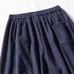 Japanese Embroidered Oversized Corduroy Pants