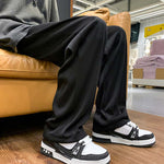 Summer Folds Texture Drape Casual Trousers