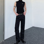 High Collar Vest Casual Bottoming Shirt