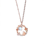 Buddha Stones 925 Sterling Silver Year of the Rabbit Moonstone Moon Flower Pattern Necklace Pendant Bracelet Earrings