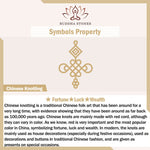 Buddha Stones Natural Aquamarine Amber Chinese Knotting Charm Peace Bracelet