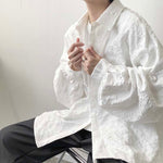 Embossed Embossed Long Sleeve Shirt
