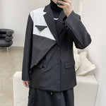 Stitching Decoration Loose Suit