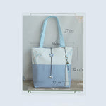 Buddha Stones Pear Flower Plum Peach Blossom Bamboo Embroidery Canvas Large Capacity Shoulder Bag Tote Bag