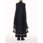Sheer Mesh Tiered Cake Dress