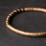 Buddha Stones Lava Rock Stone Copper Balance Cuff Bracelet Bangle
