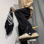 Street Zip Straight Jeans