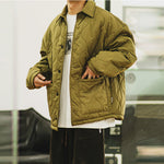 Quilted Gourd Shirt Style Cotton Jacket