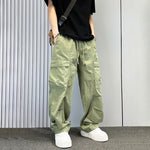 American Loose Straight Wide-leg Scimitar Overalls
