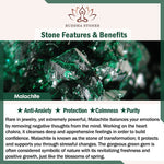 Buddha Stones 3mm Natural Malachite Ultra-thin Beads Anti-anxiety Bracelet