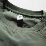 Quick-Drying Crew Neck T-Shirt with Drawstring