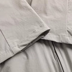 Multi-pocket Loose Two-way Zip Collar T-shirt