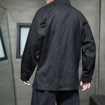 Vintage Python Jacquard Disc-button Shirt