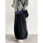 Large Pocket Casual Loose Trousers