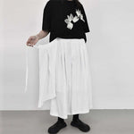 Irregular Multi-layered Strappy Wide-leg Pants Skirt