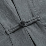 Sleeveless Button Vest