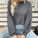 Zeagoo Long Sleeve Backless Hollow Knit Sweater for Women Casual Work Office Loose Fit 2026 | Under