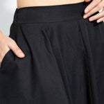 Irregular High-waisted A-line Skirt Pants