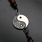 Buddha Stones 990 Sterling Silver Yin Yang Balance Harmony Necklace Pendant (Extra 30% Off | USE CODE: FS30)