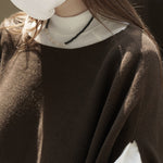 Sleeveless Crew Neck Loose Sweater