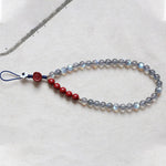 Natural Moonstone Cinnabar Calm Positive Phone Decoration