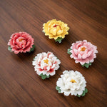 Buddha Stones Tibetan Lotus Blessing Ceramic Stick Incense Burner Decoration