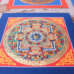 Buddha Stones Tibetan Handmade Thangka Painting Blessing Thangka Blind Box Random Color Pattern