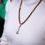 Buddha Stones Jade Butterfly Gourd Prosperity Luck Bracelet Necklace