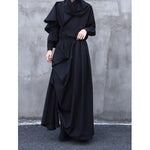 Irregular Double-layered Floor-length Culottes Wide-leg Trousers