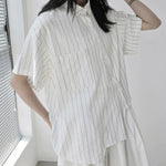 Women's Striped Loose Casual T-shirt