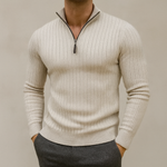Marcivo Zermatt High-Collar Half-Zip Sweater