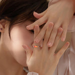 Buddha Stones Koi Fish Copper Balance Luck Adjustable Ring
