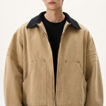American Retro Distressed Washed Work Jacket