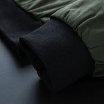Stand Collar Zip Slip Pocket Baseball Jacket