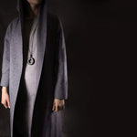 Buddha Stones Zen Circle Ebony Wood Peace Calm Necklace Pendant