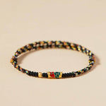 Buddha Stones Handcrafted Koi Fish Wealth Prosperity Braided Rope Bracelet