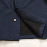 Winter Fleece V-neck Long-sleeved Shirt